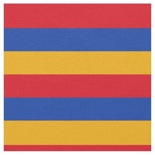 Patriottische Armeense vlag Stof (Close Up)