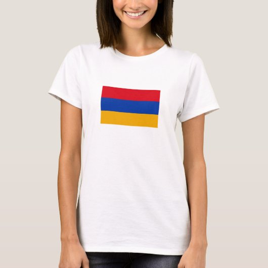 Patriottische Armeense vlag T-shirt (Voorkant)