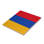 Patriottische Armeense vlag Tegeltje (Zijkant)
