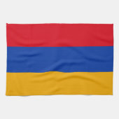 Patriottische Armeense vlag Theedoek (Horizontaal)