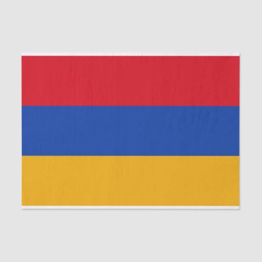 Patriottische Armeense vlag Tissuepapier (Voorkant)