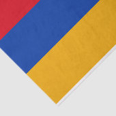 Patriottische Armeense vlag Tissuepapier (Detail)