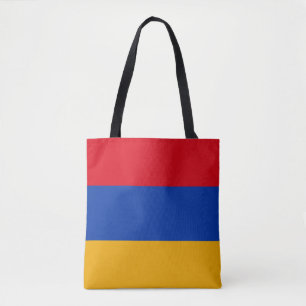 Patriottische Armeense vlag Tote Bag