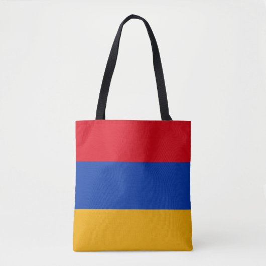 Patriottische Armeense vlag Tote Bag (Voorkant)