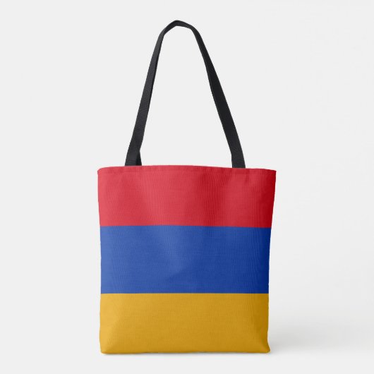 Patriottische Armeense vlag Tote Bag (Achterkant)