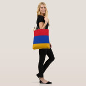 Patriottische Armeense vlag Tote Bag (Op model)