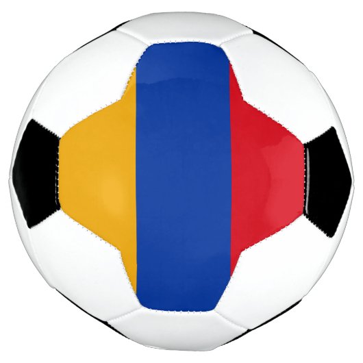 Patriottische Armeense vlag Voetbal (Gedraaid)