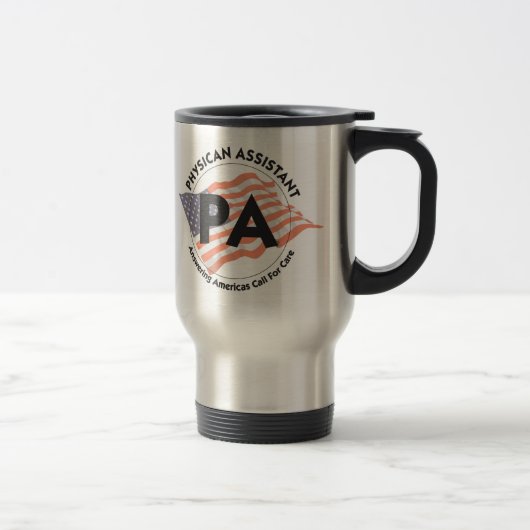 Patriottische arts assistent Travel Mug Reisbeker (Rechts)