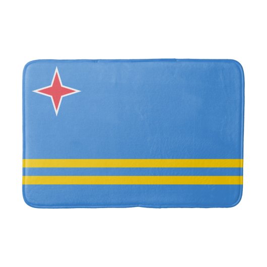 Patriottische Arubaanse vlag Badmat (Voorkant)