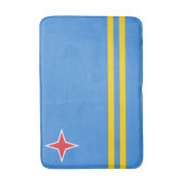 Patriottische Arubaanse vlag Badmat (Voorkant Verticaal)