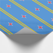 Patriottische Arubaanse vlag Cadeaupapier (Hoek)
