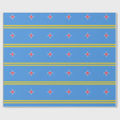 Patriottische Arubaanse vlag Cadeaupapier (Vlak)