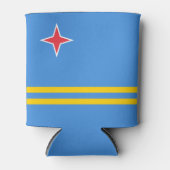 Patriottische Arubaanse Vlag Kan Koeler (Voorkant)