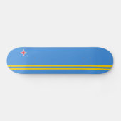 Patriottische Arubaanse vlag Persoonlijk Skateboard (Horizontaal)