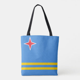 Patriottische Arubaanse vlag Tote Bag