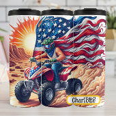 Patriottische ATV: Freedom Ride-avontuur Thermosbeker