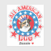 Patriottische Aussie Vinyl Sticker (Vel)