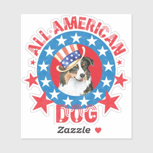 Patriottische Aussie Vinyl Sticker (Vel)