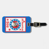 Patriottische Australiër Shepherd Bagagelabel (Voorkant horizontaal)