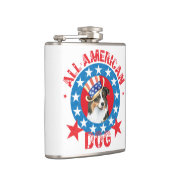 Patriottische Australiër Shepherd Heupfles (Rechts)