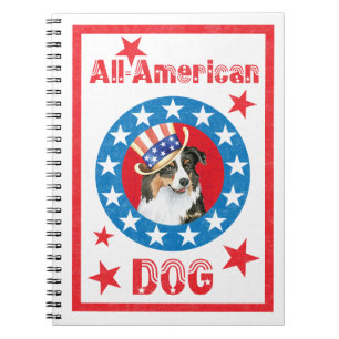 Patriottische Australiër Shepherd Notitieboek