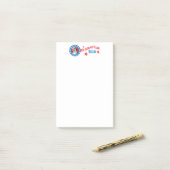 Patriottische Australiër Shepherd Post-it® Notes (Op bureau)