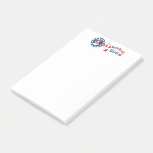 Patriottische Australiër Shepherd Post-it® Notes (Schuin)