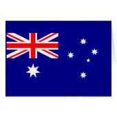Patriottische Australische vlag (Voorkant Horizontaal)