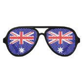 Patriottische Australische vlag Aviator Zonnebril (Voorkant)