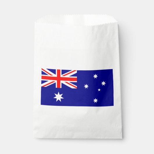 Patriottische Australische vlag Bedankzakje (Voorkant)