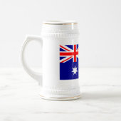 Patriottische Australische vlag Bierpul (Links)