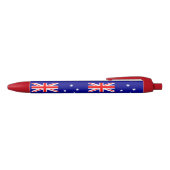Patriottische Australische vlag Blauwe Inkt Pen (Bovenkant)