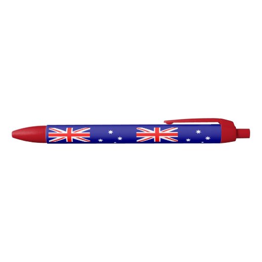 Patriottische Australische vlag Blauwe Inkt Pen (Bovenkant)