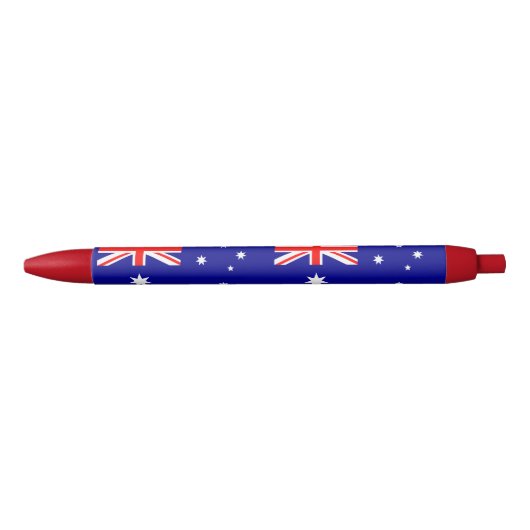 Patriottische Australische vlag Blauwe Inkt Pen (Voorkant)