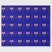 Patriottische Australische vlag Cadeaupapier (Vlak)