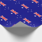 Patriottische Australische vlag Cadeaupapier (Hoek)