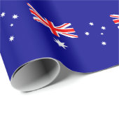Patriottische Australische vlag Cadeaupapier (Rol Hoek)