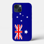 Patriottische Australische vlag Case-Mate iPhone Case (Achterkant)