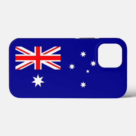 Patriottische Australische vlag Case-Mate iPhone Case (Achterkant (horizontaal))
