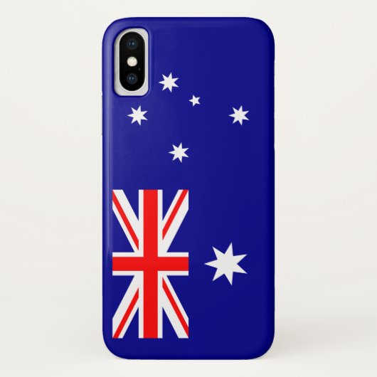 Patriottische Australische vlag Case-Mate iPhone Case (Achterkant)
