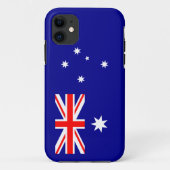 Patriottische Australische vlag Case-Mate iPhone Case (Achterkant)