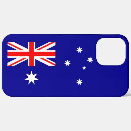 Patriottische Australische vlag Case-Mate iPhone Case (Achterkant (horizontaal))
