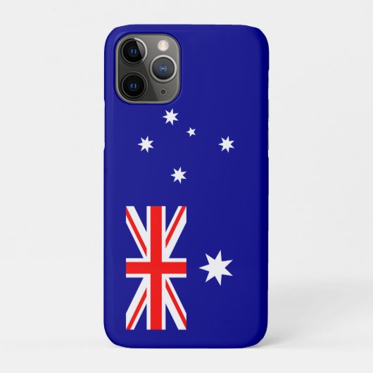 Patriottische Australische vlag Case-Mate iPhone Case (Achterkant)