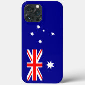 Patriottische Australische Vlag Case-Mate iPhone Case (Achterkant)