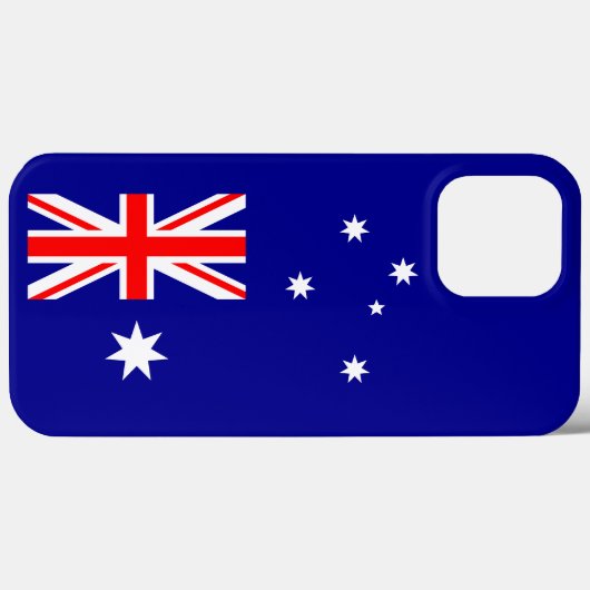 Patriottische Australische Vlag Case-Mate iPhone Case (Achterkant (horizontaal))