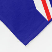 Patriottische Australische vlag Fleece Deken (Hoek)