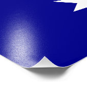 Patriottische Australische vlag Foto Afdruk (Hoek)