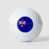 Patriottische Australische vlag Golfballen (Voorkant)