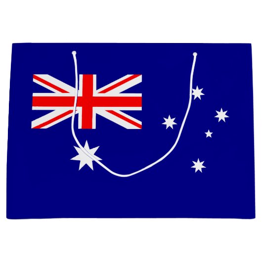 Patriottische Australische vlag: grote cadeautas (Voorkant)