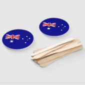 Patriottische Australische vlag Handwaaier (Niet-gemonteerd)